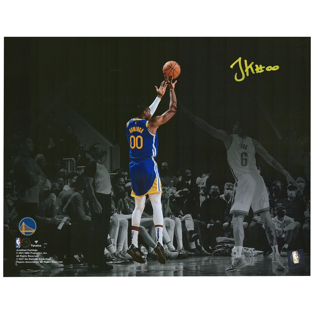 Jonathan Kuminga Golden State Warriors Autographed 11" x 14" Spotlight Photograph