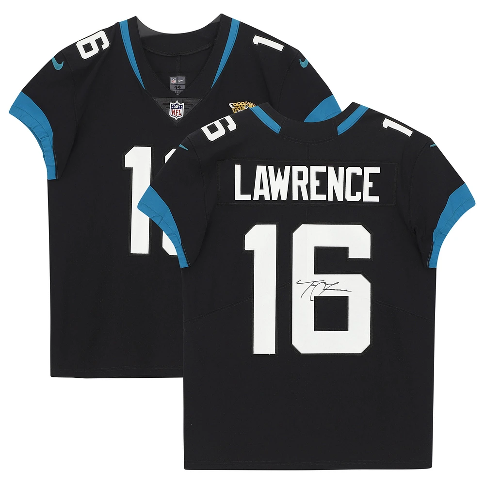 Trevor Lawrence Jacksonville Jaguars Autographed Black Nike Elite Jersey