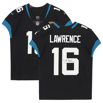 Trevor Lawrence Jacksonville Jaguars Autographed Black Nike Elite Jersey