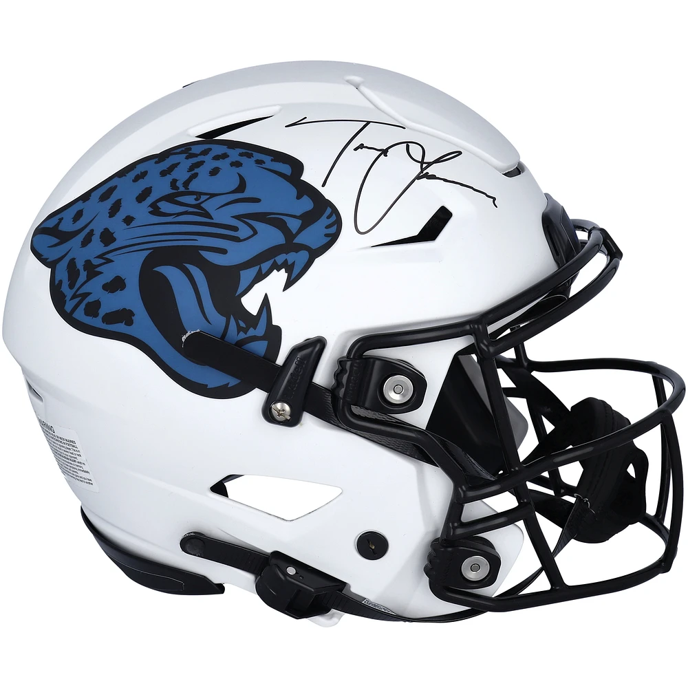 Trevor Lawrence Jacksonville Jaguars Autographed Riddell Lunar Eclipse Alternate Speed Flex Authentic Helmet