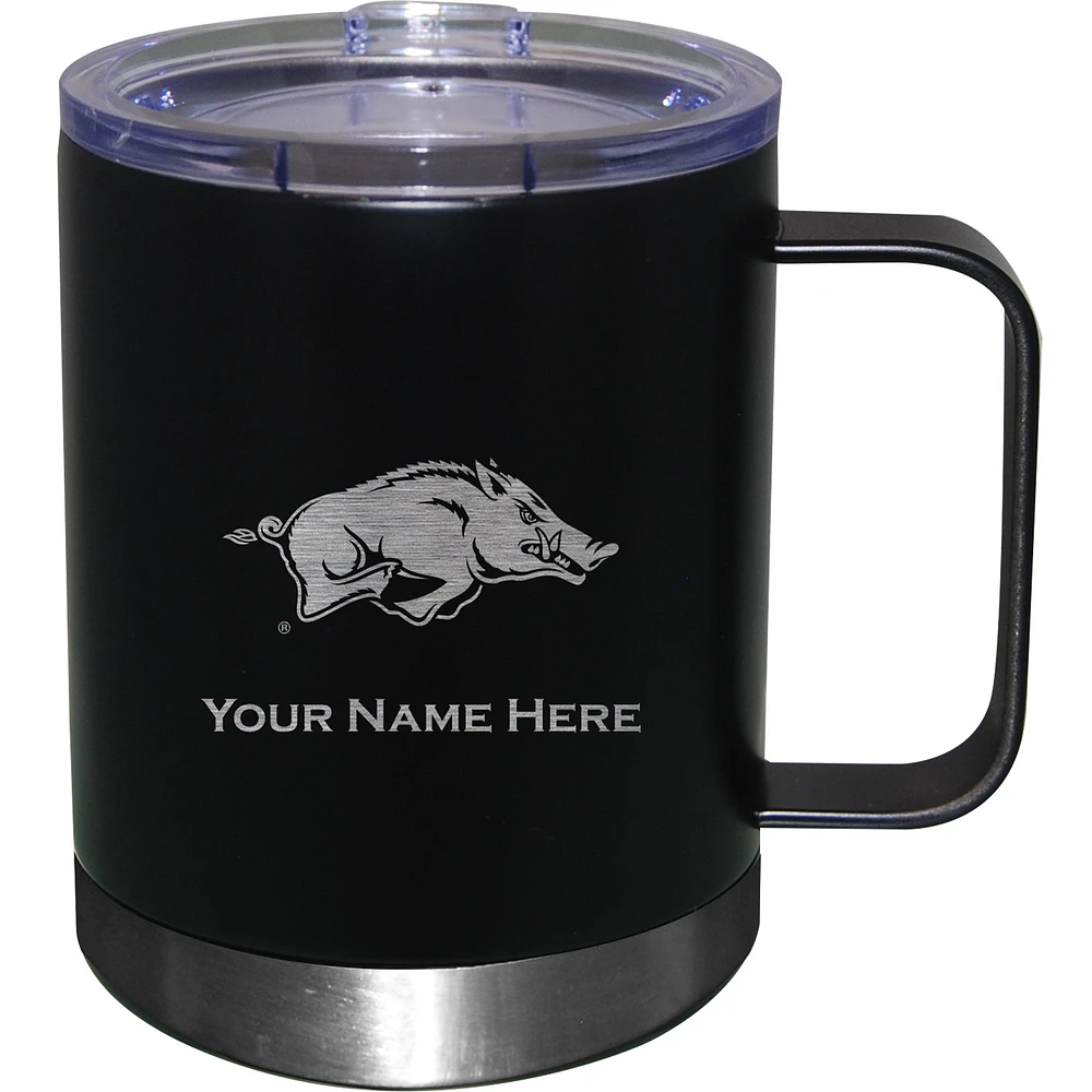 Arkansas Razorbacks 12oz. Personalized Stainless Steel Lowball with Handle