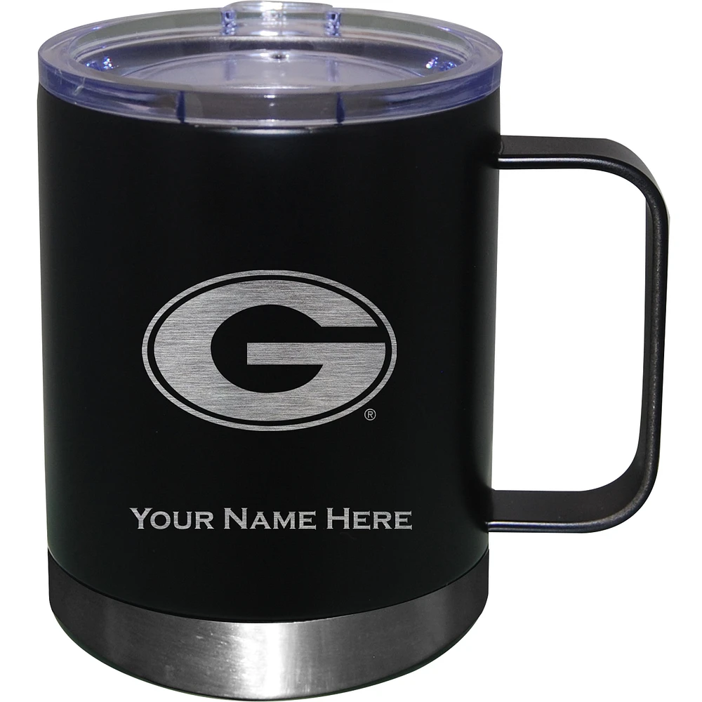 Georgia Bulldogs 12oz. Personalized Stainless Steel Lowball with Handle