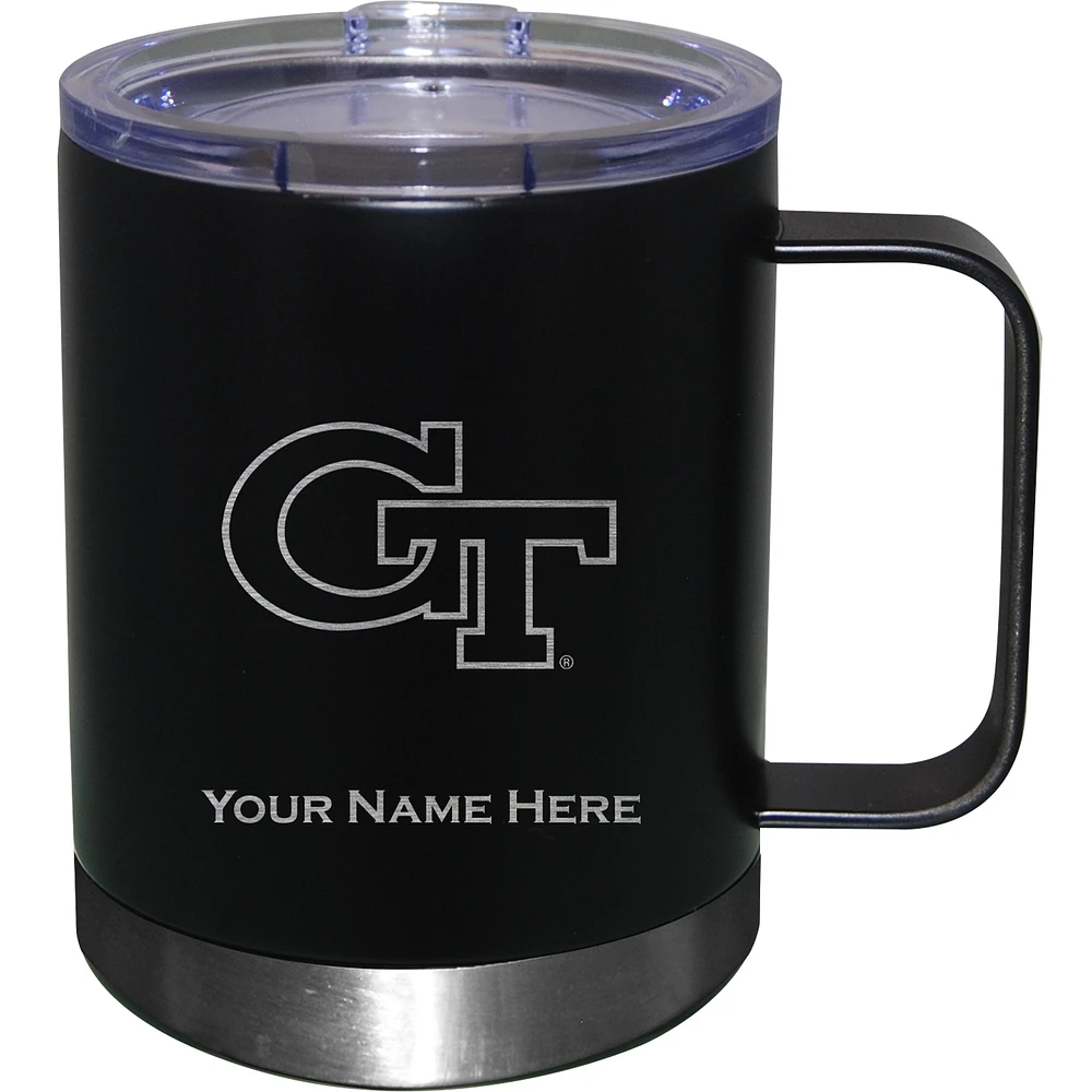 Georgia Tech Yellow Jackets 12oz. Personalized Stainless Steel Lowball with Handle