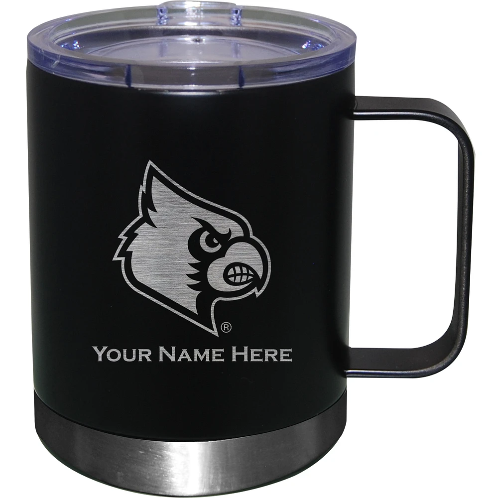 Louisville Cardinals 12oz. Personalized Stainless Steel Lowball with Handle