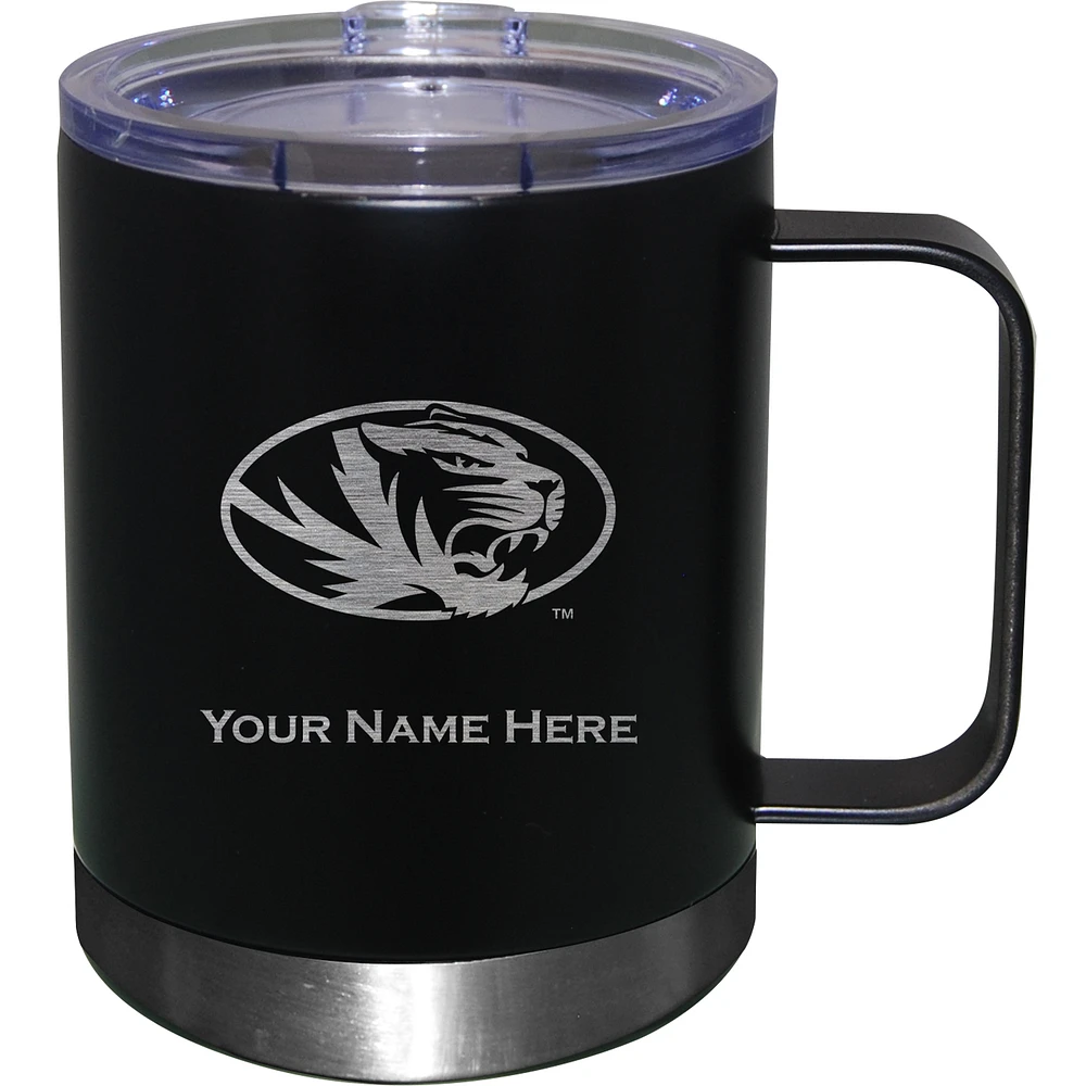 Missouri Tigers 12oz. Personalized Stainless Steel Lowball with Handle