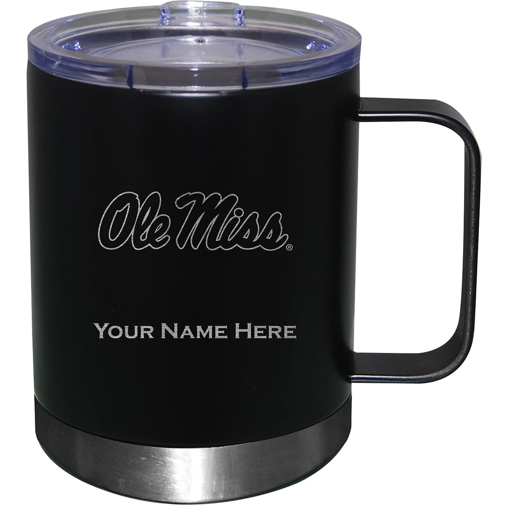 Ole Miss Rebels 12oz. Personalized Stainless Steel Lowball with Handle