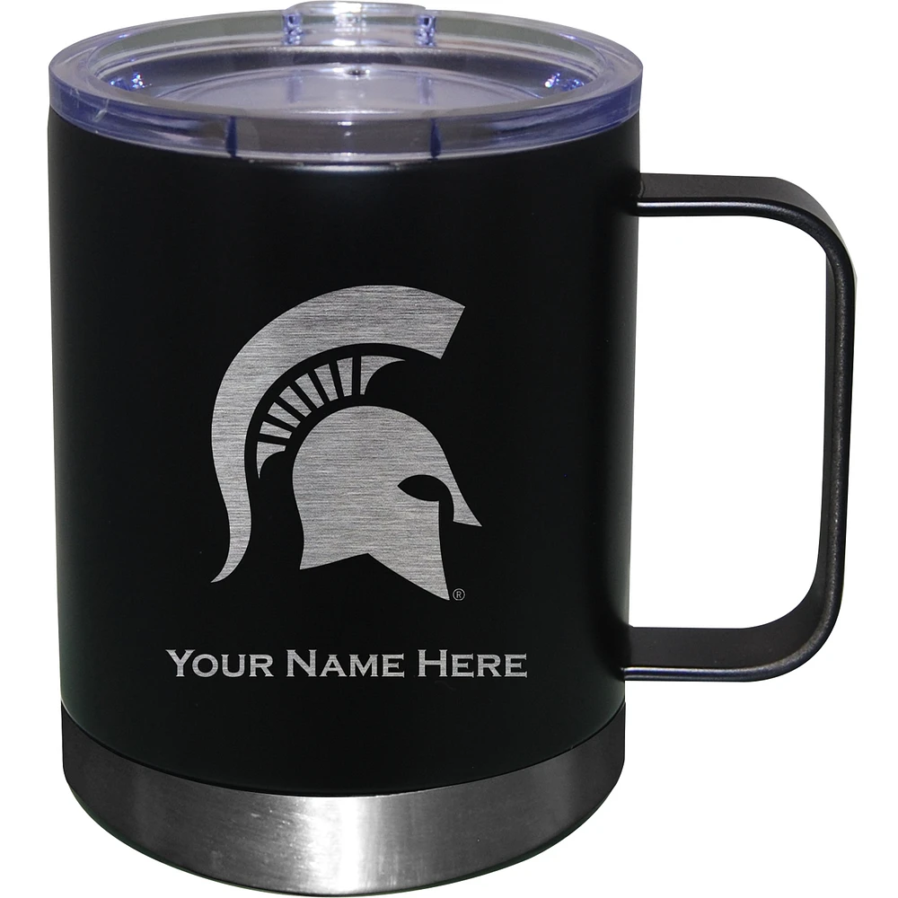 Michigan State Spartans 12oz. Personalized Stainless Steel Lowball with Handle
