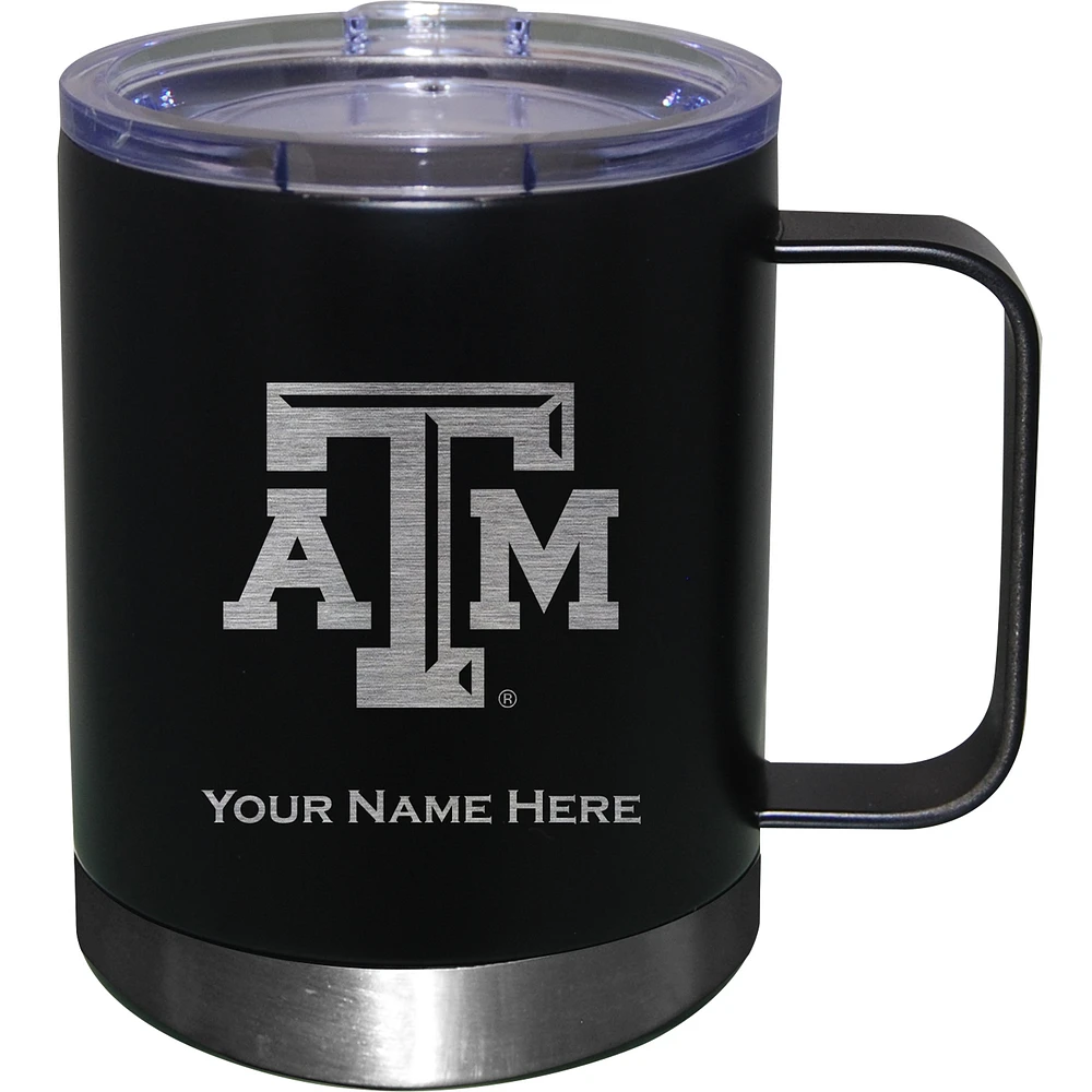 Texas A&M Aggies 12oz. Personalized Stainless Steel Lowball with Handle
