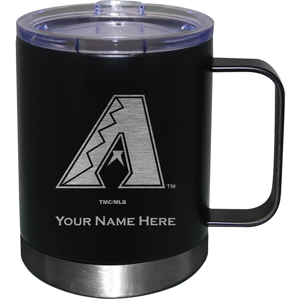 Arizona Diamondbacks 12oz. Personalized Stainless Steel Lowball with Handle