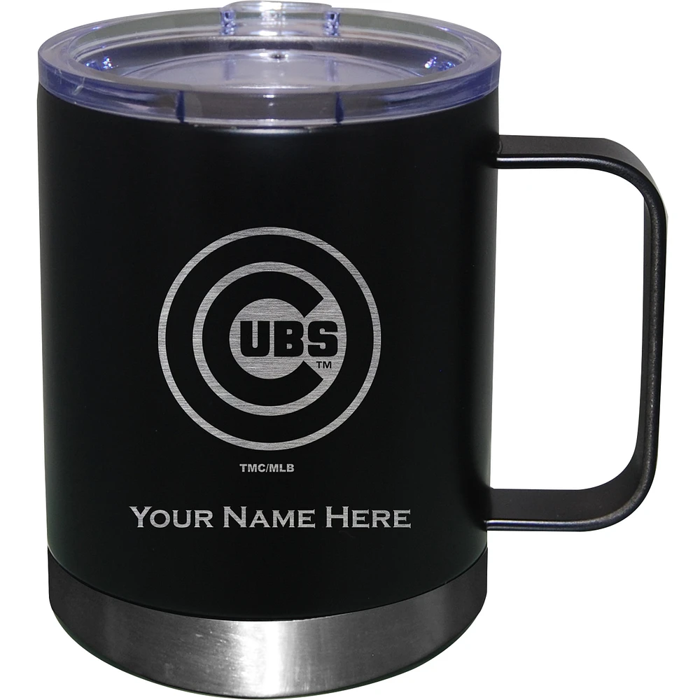 Chicago Cubs 12oz. Personalized Stainless Steel Lowball with Handle