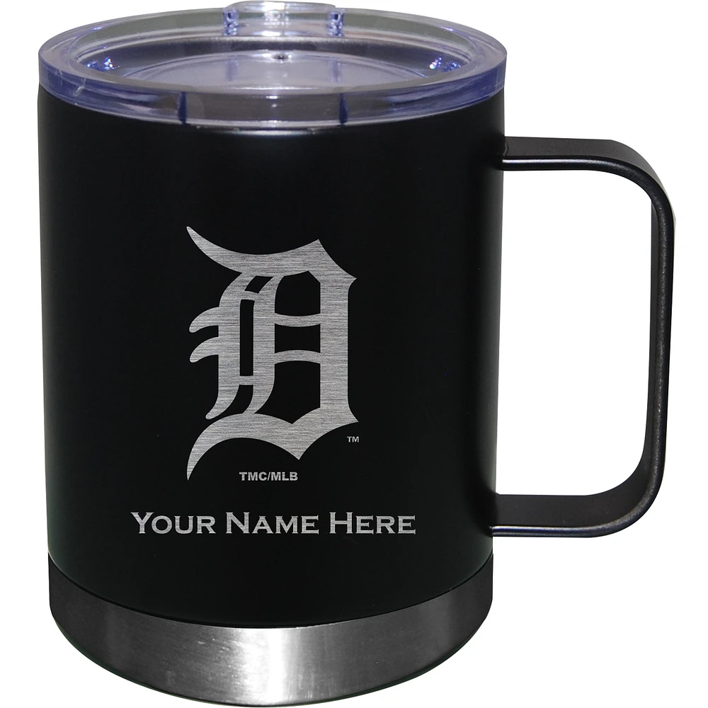 Detroit Tigers 12oz. Personalized Stainless Steel Lowball with Handle