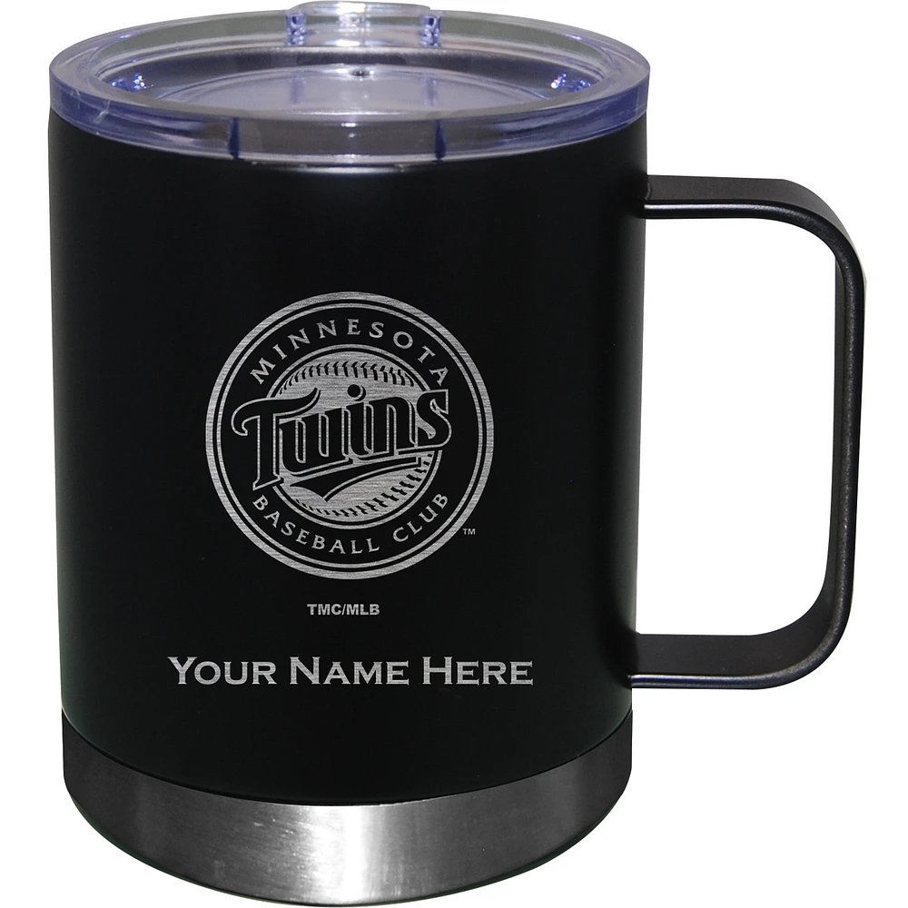 Minnesota Twins 12oz. Personalized Stainless Steel Lowball with Handle