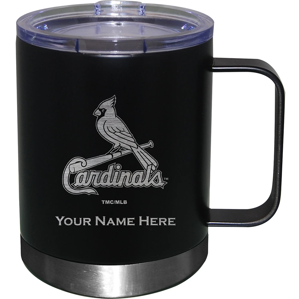 St. Louis Cardinals 12oz. Personalized Stainless Steel Lowball with Handle