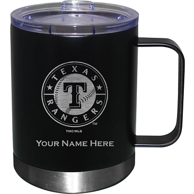 Texas Rangers 12oz. Personalized Stainless Steel Lowball with Handle