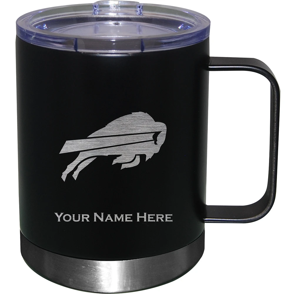 Buffalo Bills 12oz. Personalized Stainless Steel Lowball with Handle
