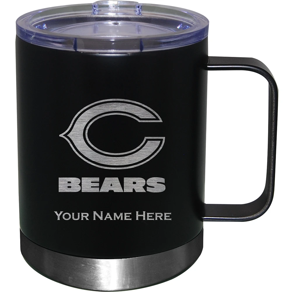 Chicago Bears 12oz. Personalized Stainless Steel Lowball with Handle