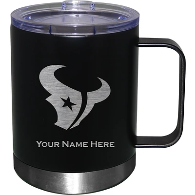 Houston Texans 12oz. Personalized Stainless Steel Lowball with Handle