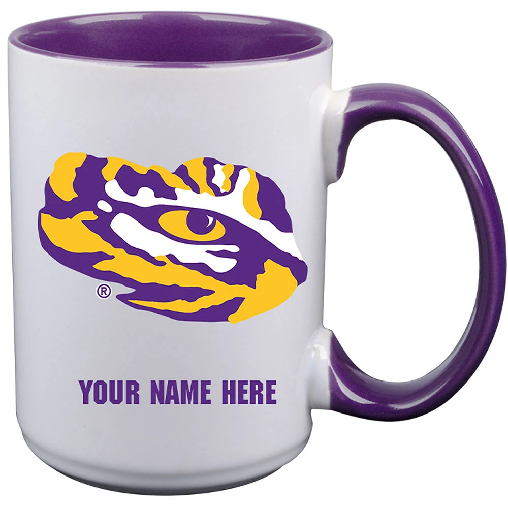 LSU Tigers 15oz. Personalized Ceramic Mug