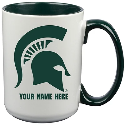 Michigan State Spartans 15oz. Personalized Ceramic Mug