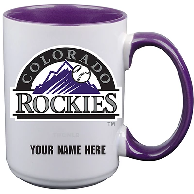 Colorado Rockies 15oz. Personalized Ceramic Mug