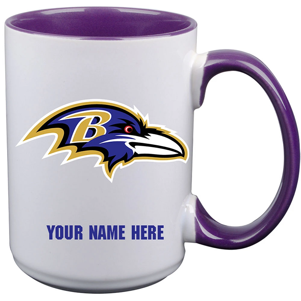 Baltimore Ravens 15oz. Personalized Ceramic Mug