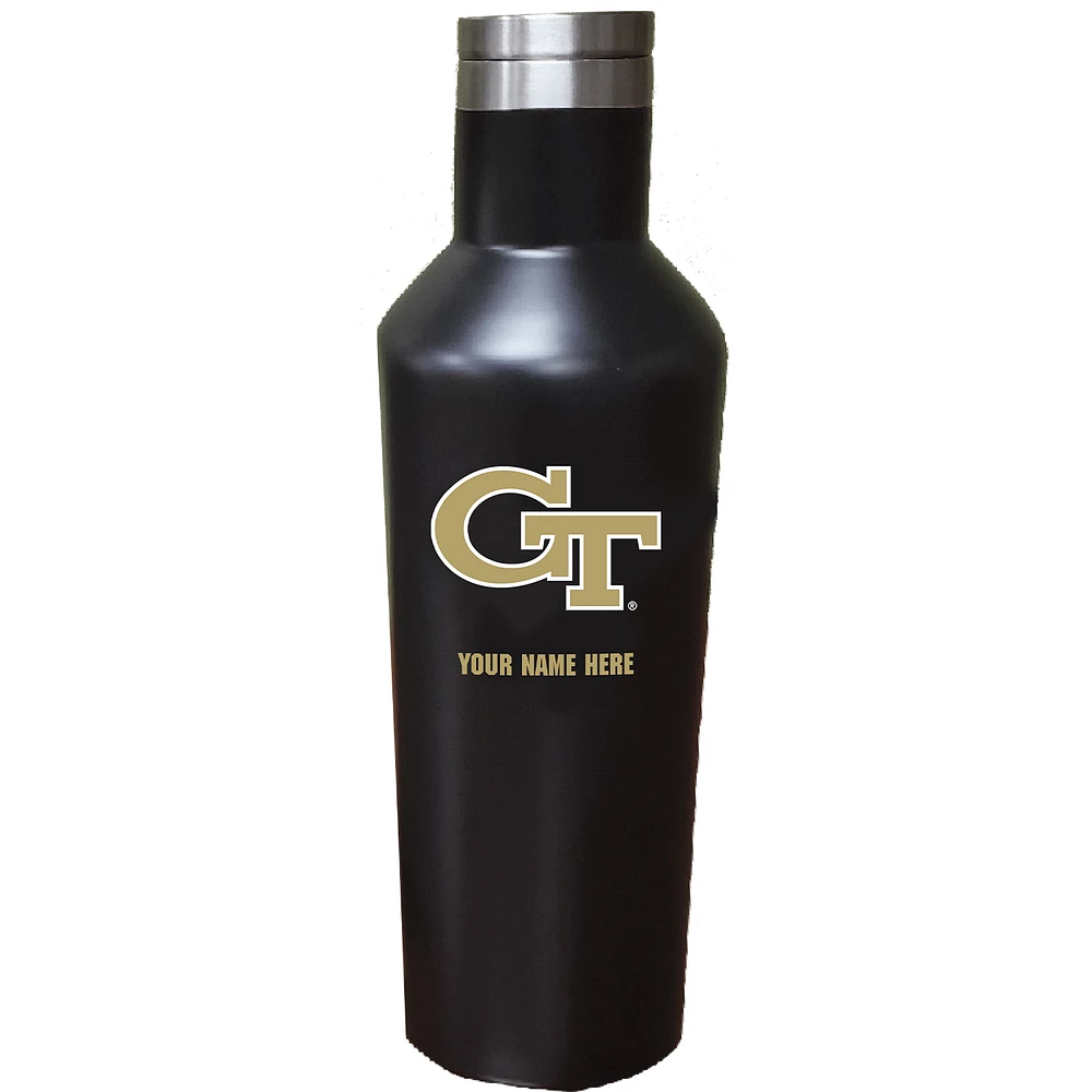 GA Tech Yellow Jackets 17oz. Personalized Stainless Steel Infinity Bottle