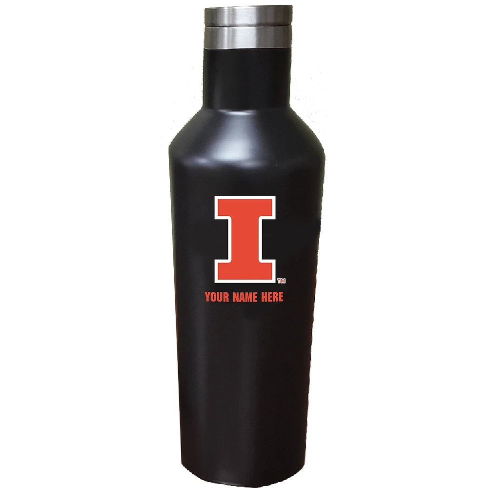 Illinois Fighting Illini 17oz. Personalized Stainless Steel Infinity Bottle