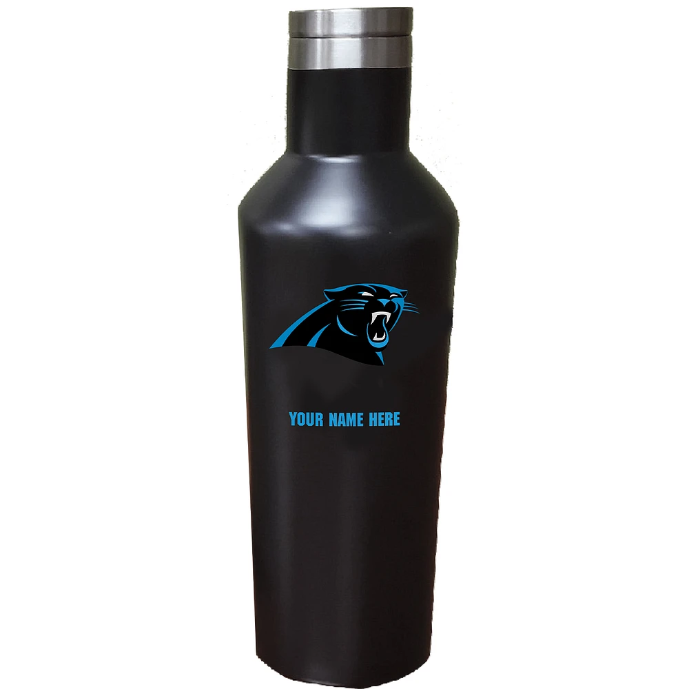 Carolina Panthers 17oz. Personalized Stainless Steel Infinity Bottle