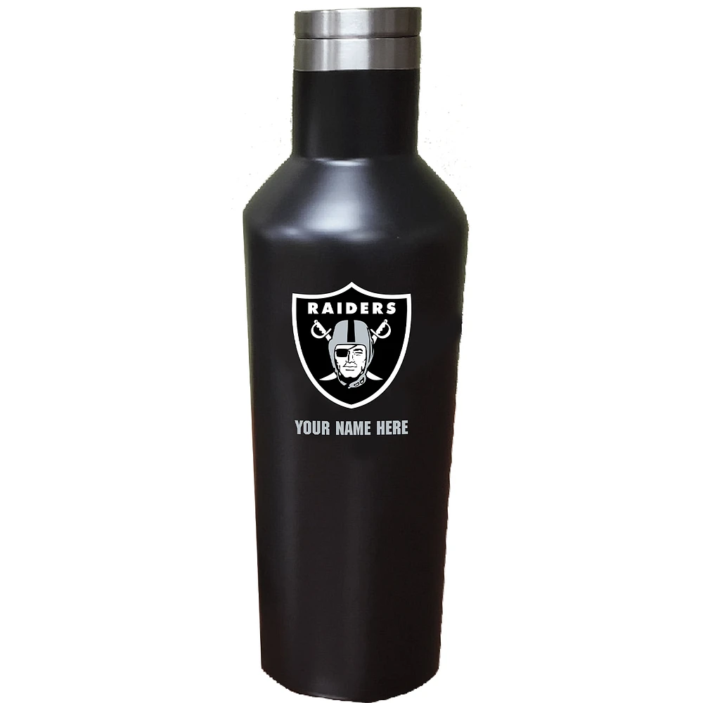 Las Vegas Raiders 17oz. Personalized Stainless Steel Infinity Bottle