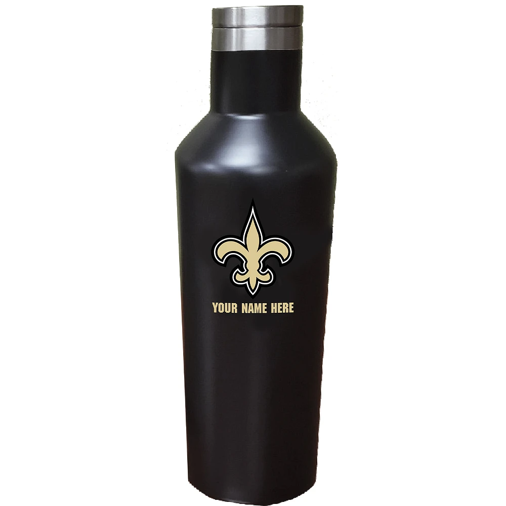 New Orleans Saints 17oz. Personalized Stainless Steel Infinity Bottle