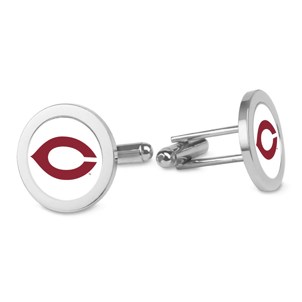 Silver UChicago Maroons Cufflinks