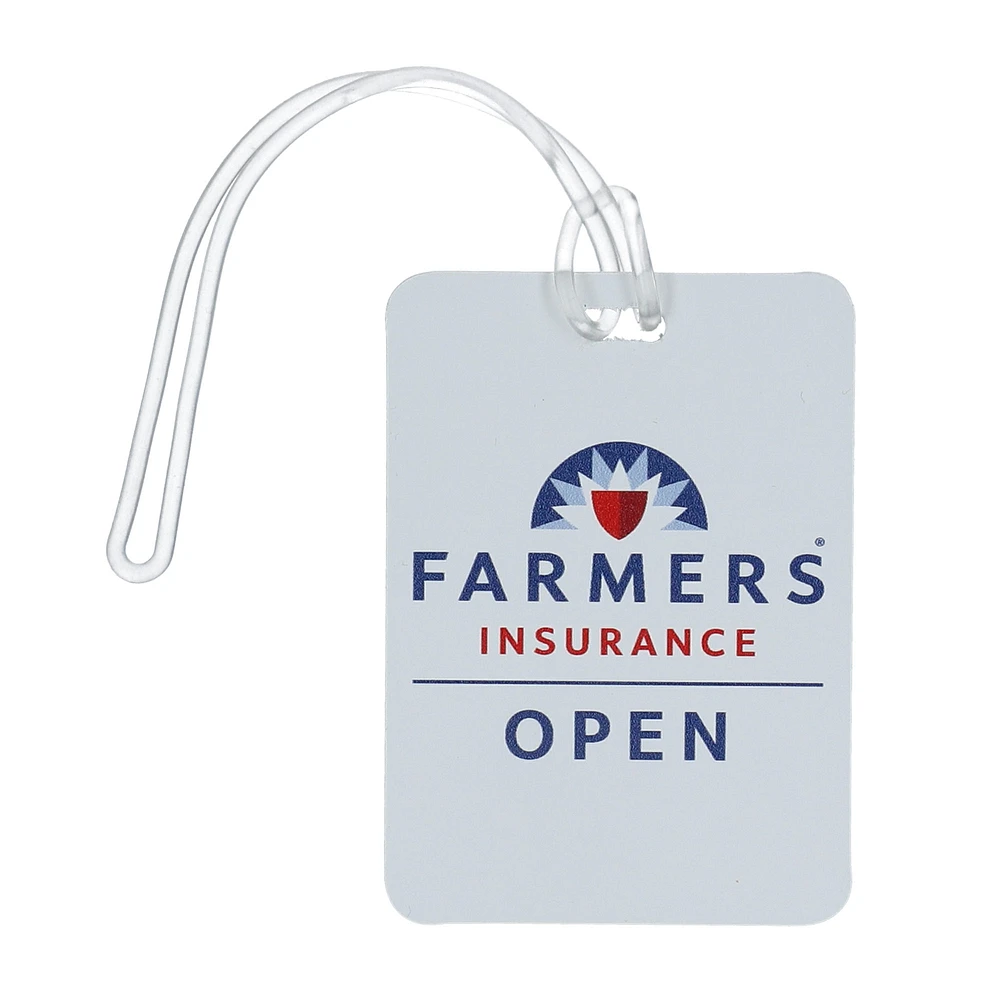 Farmers Insurance Open Plastic Bag Tag