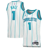 Unisex Jordan Brand LaMelo Ball White Charlotte Hornets Swingman Jersey - Association Edition