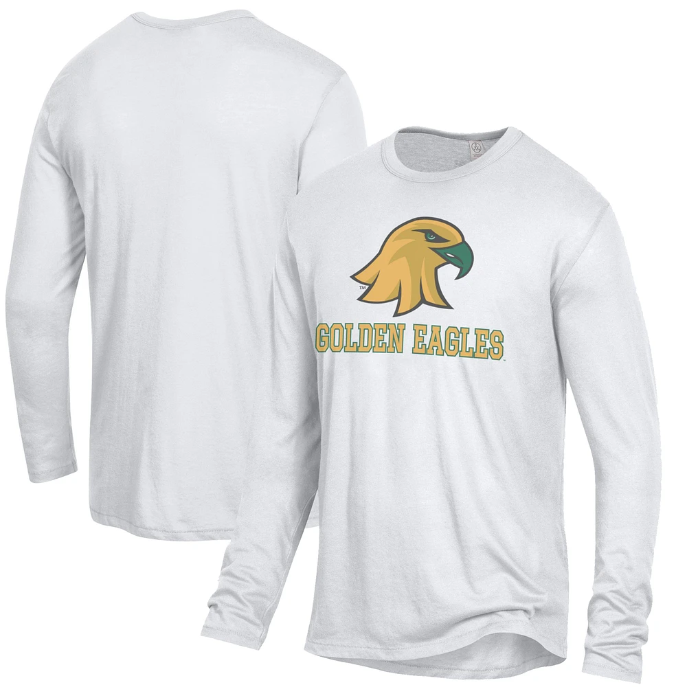 Men's White SUNY Brockport Golden Eagles Keeper Long Sleeve T-Shirt