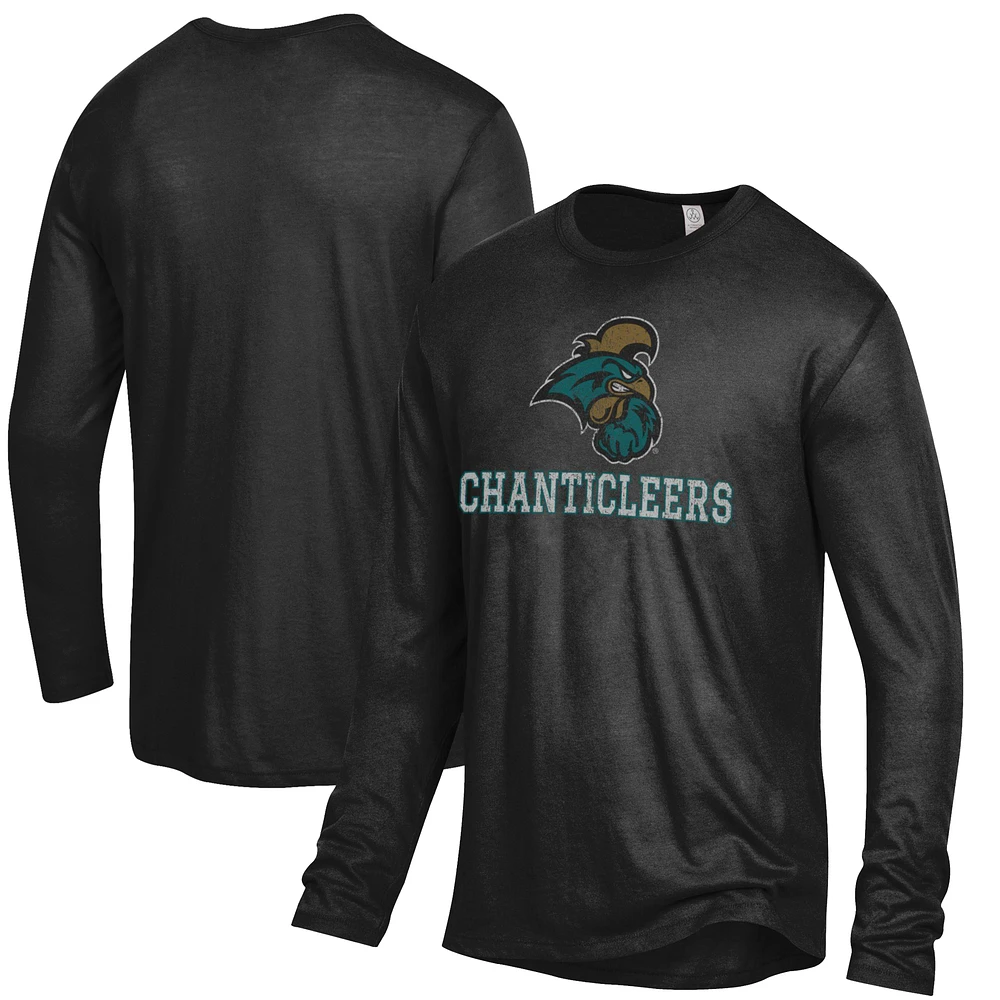 Men's Black Coastal Carolina Chanticleers Keeper Long Sleeve T-Shirt