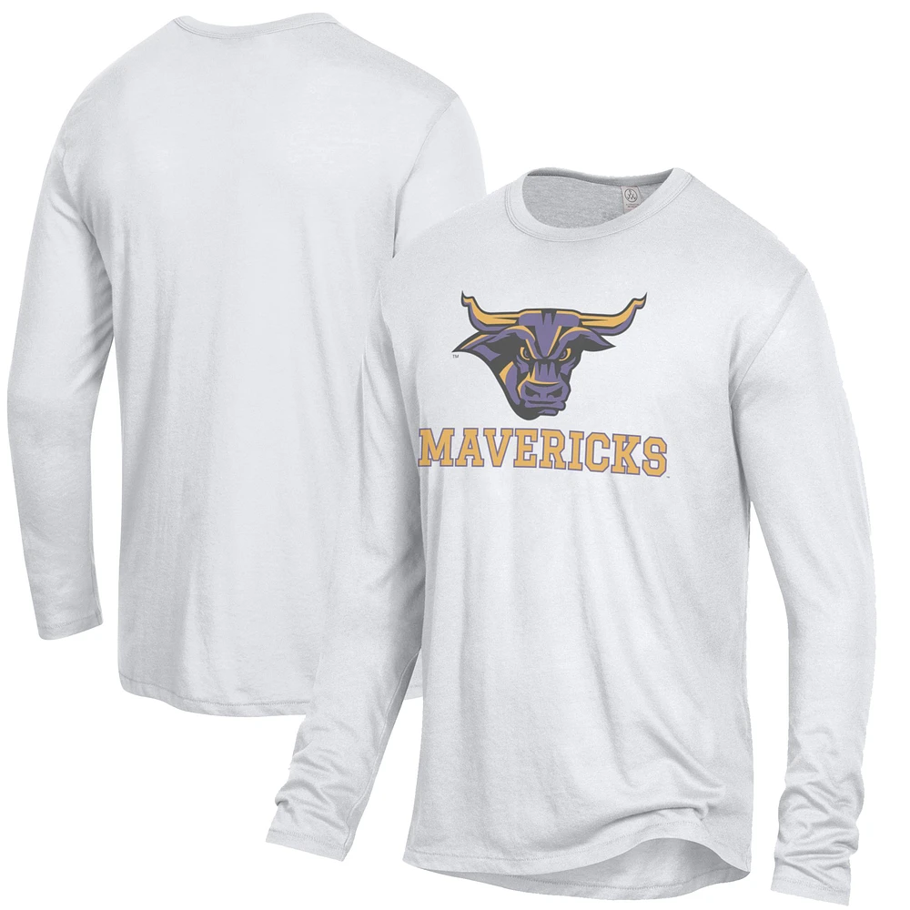 Men's White Minnesota State Mavericks Keeper Long Sleeve T-Shirt
