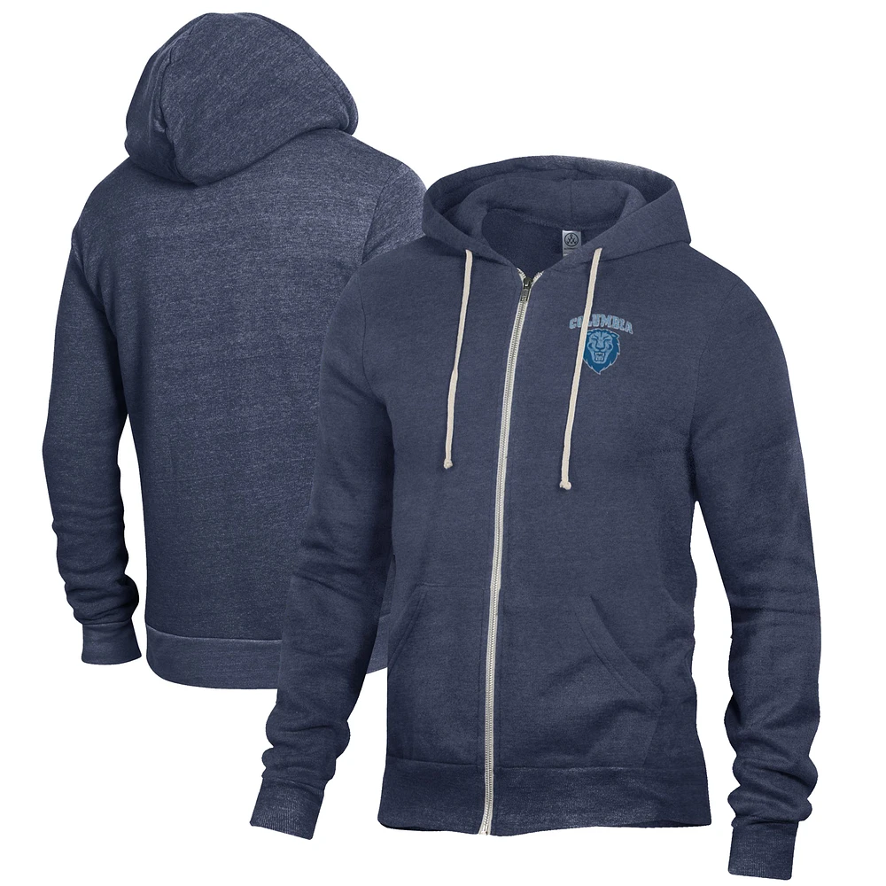 Men's Navy Columbia University Rocky Full-Zip Hoodie