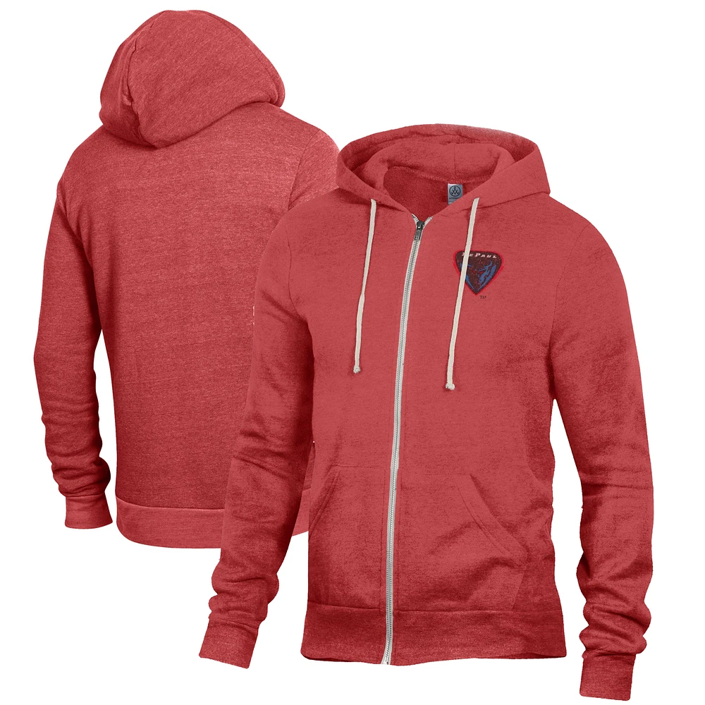 Men's Scarlet DePaul Blue Demons Rocky Full-Zip Hoodie