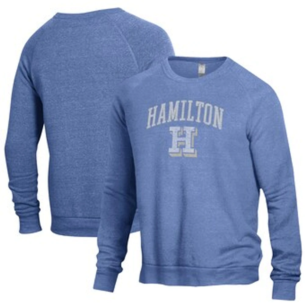 Men's Blue Hamilton Continentals The Champ Crewneck Pullover Sweatshirt
