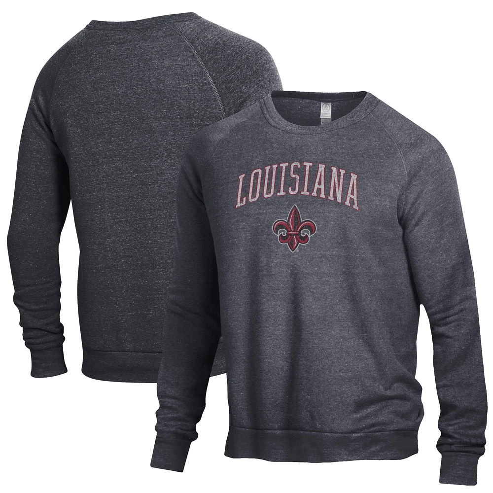 Men's Black Louisiana Ragin' Cajuns The Champ Crewneck Pullover Sweatshirt