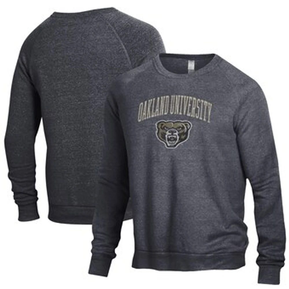 Men's Black Oakland Golden Grizzlies The Champ Crewneck Pullover Sweatshirt