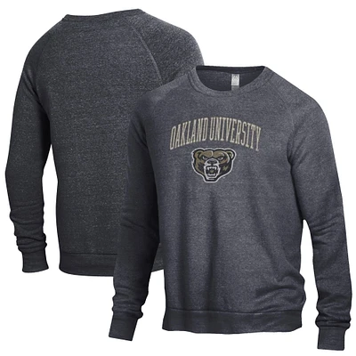 Men's Black Oakland Golden Grizzlies The Champ Crewneck Pullover Sweatshirt