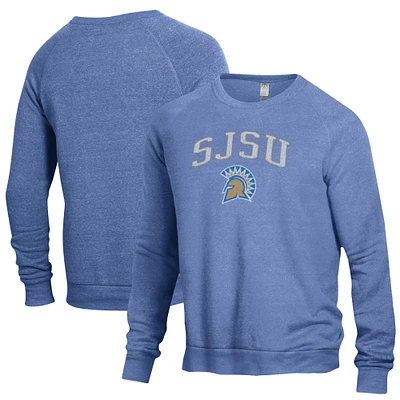 Men's Royal San Jose State Spartans The Champ Crewneck Pullover Sweatshirt