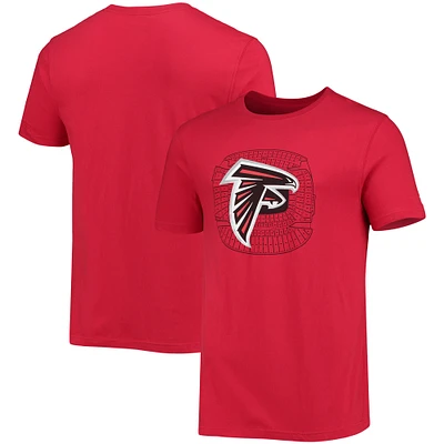 Men's New Era Red Atlanta Falcons Stadium T-Shirt