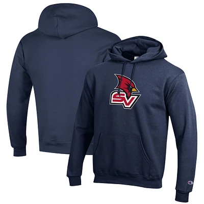 Men's Champion Navy Saginaw Valley State Cardinals Eco Powerblend Pullover Hoodie