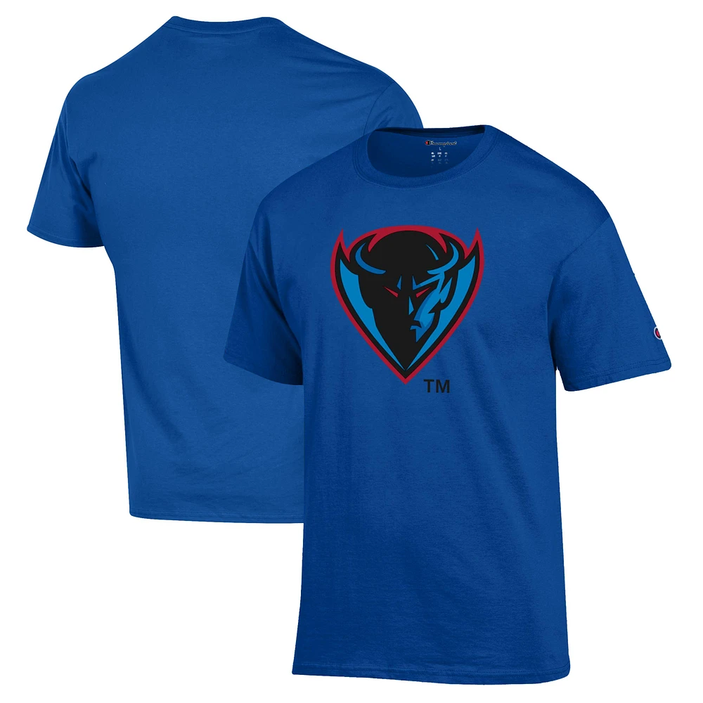 Men's Champion Blue DePaul Demons Jersey T-Shirt