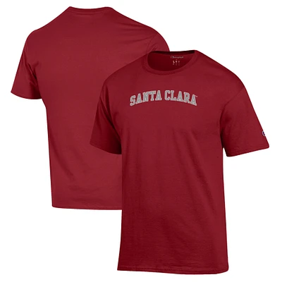 Men's Champion Maroon Santa Clara Broncos Jersey T-Shirt