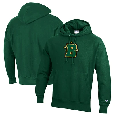 Men's Champion Green SUNY Brockport Golden Eagles Reverse Weave Pullover Hoodie
