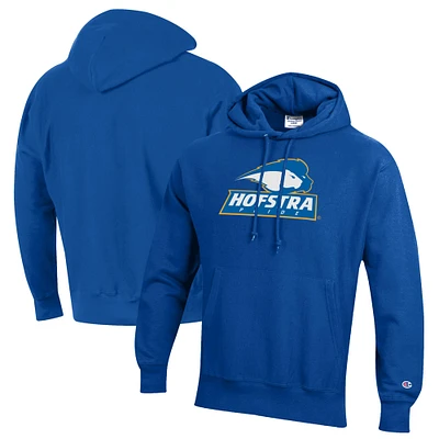 Men's Champion Blue Hofstra University Pride Reverse Weave Pullover Hoodie