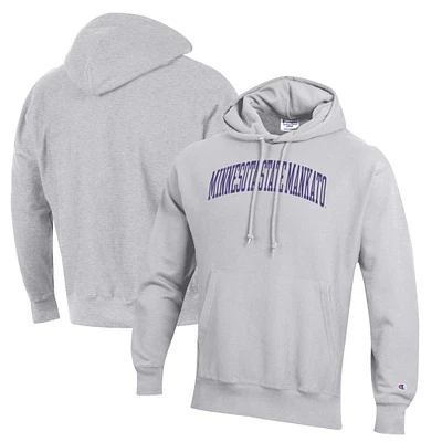 Men's Champion Gray Minnesota State University Mankato Reverse Weave Pullover Hoodie